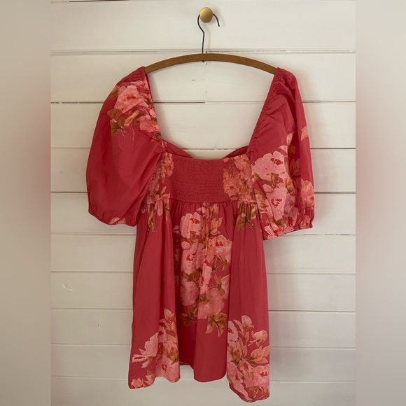 NWT FREE PEOPLE Peony Baby Doll Mini Dress in Femme Combo LARGE $148 - Picture 6 of 7